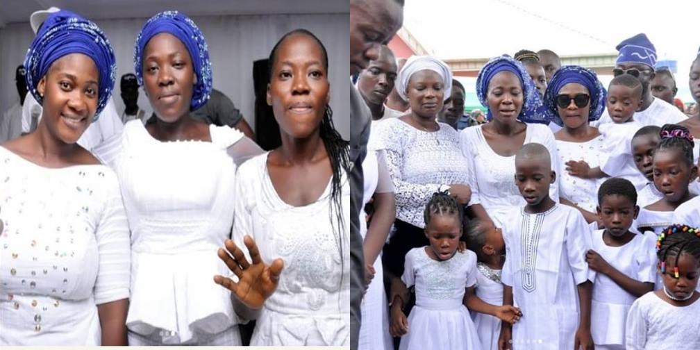 Mercy Johnson & Her Sisters At Their Mother's Burial (Photos)