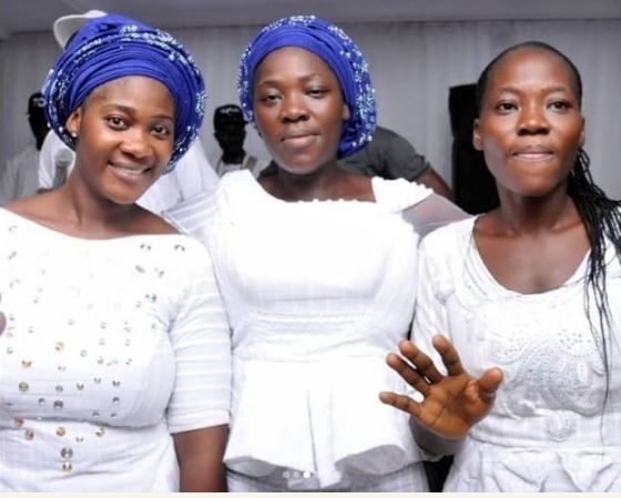 Mercy Johnson & Her Sisters At Their Mother's Burial (Photos)