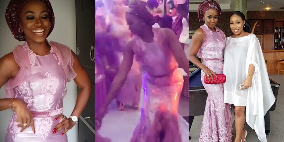 Kate Henshaw shows off dance skills during a wedding event (Video)