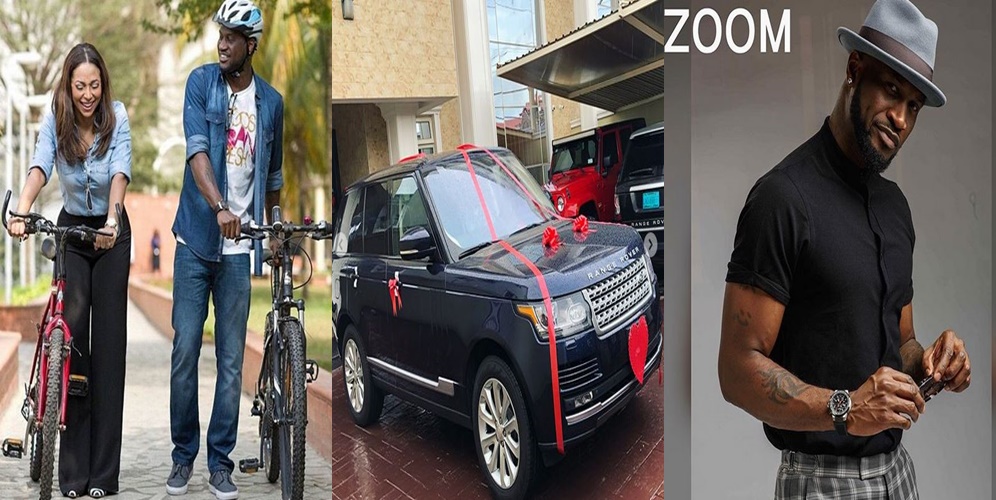 'Everyday is Valentine's day' - Peter Okoye says as he shows off the new Range Rover he bought for Lola