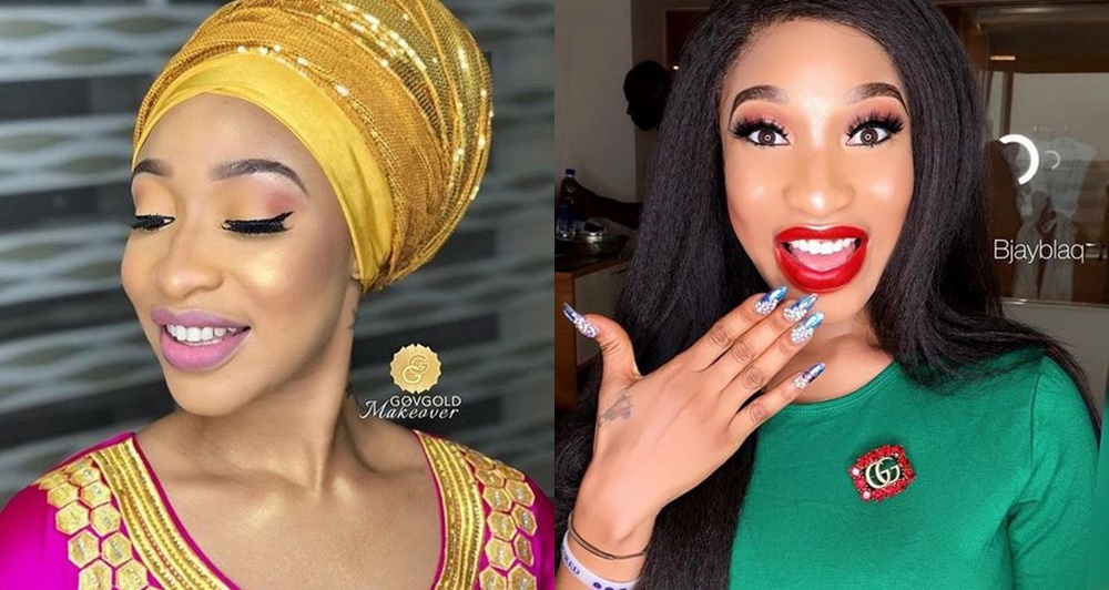 Tonto Dikeh finally explains how she can speak and type in tongues