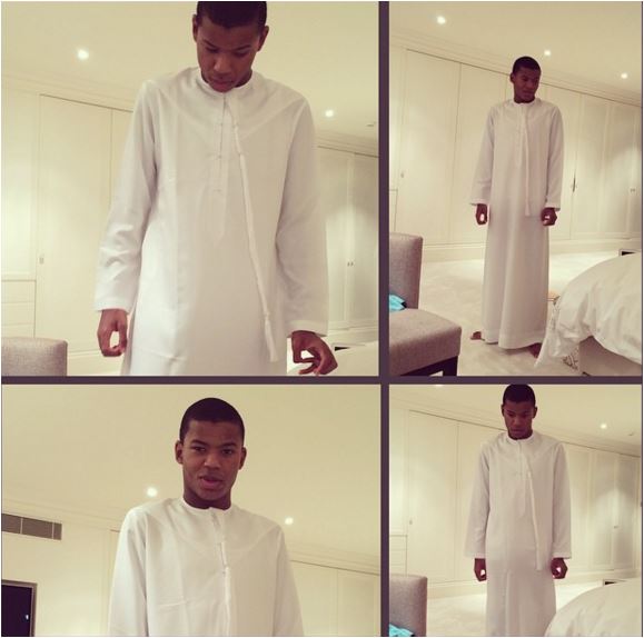 Billionaire Femi Otedola celebrates his only son, Fewa as he turns a year older today