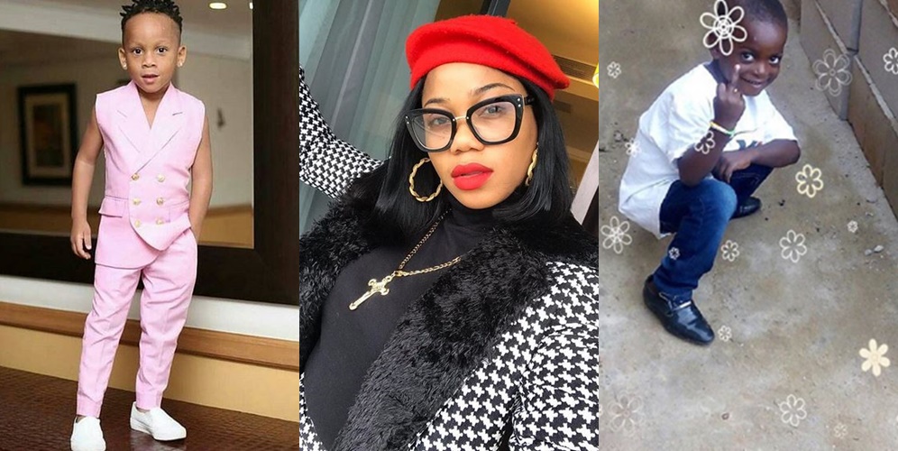 Toyin Lawani slams follower and her kid after she came for Toyin's son