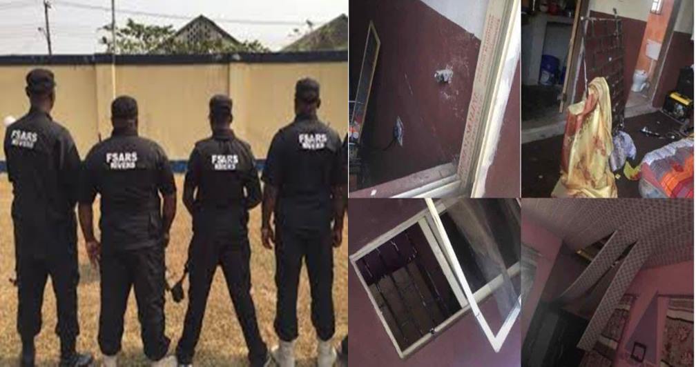 SARS operatives allegedly invade hostels at Adekunle Ajasin University in Ondo State at 4am (Photos)