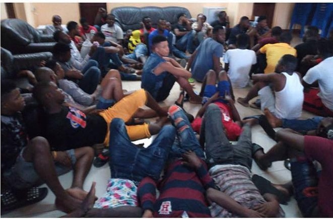 Ghanaian police arrest 50 Nigerians for Internet fraud & robbery