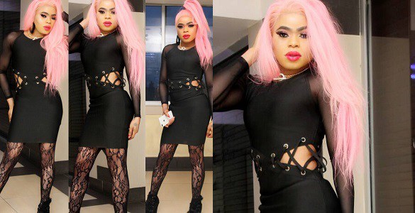 Bobrisky shows off his dangerous curves in s*xy black dress (Photos)