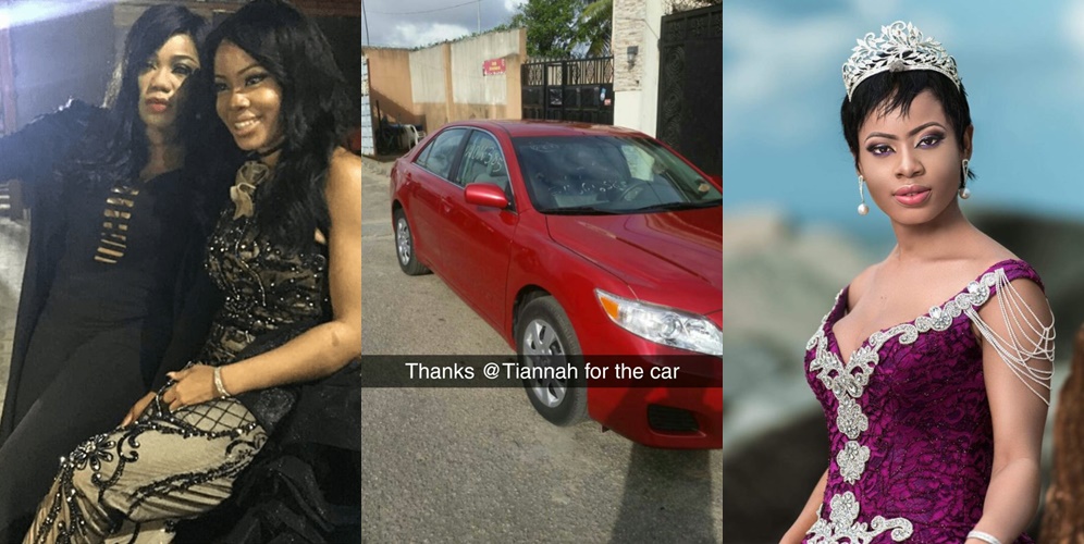 Toyin Lawani slams folks saying she has an ulterior motive for buying Nina a car
