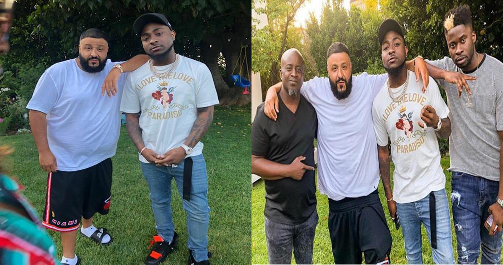 Davido hangs out with DJ Khaled at his mansion in US (Photos+Video)