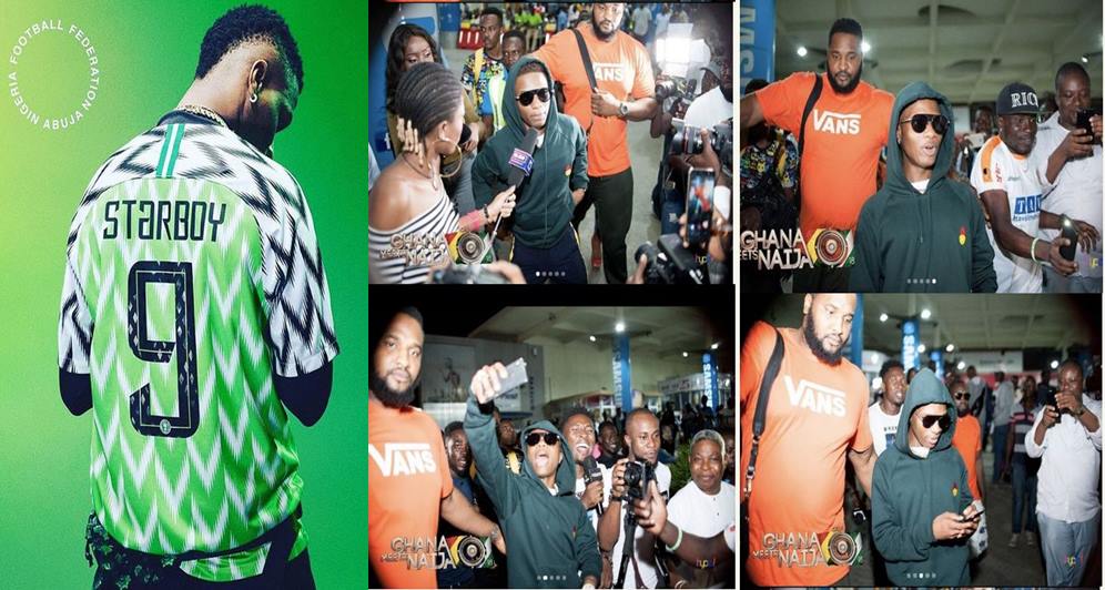 The Moment Wizkid Arrived Ghana For "Ghana Meets Naija 2018 Event" (Photos)