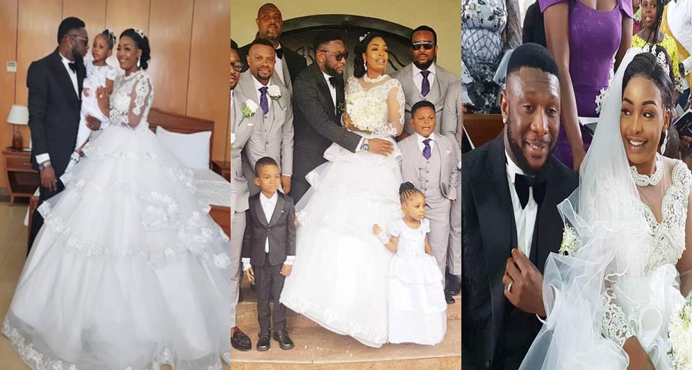 Photos from Tchidi Chikere and Nuella Njubigbo's white wedding