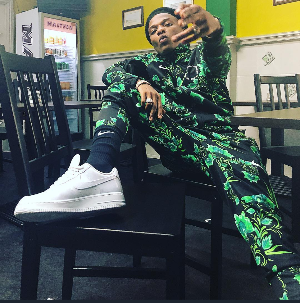 Wizkid vs Tobi Bakre in the Nike Super Eagles N70,000 Tracksuit (Photos)