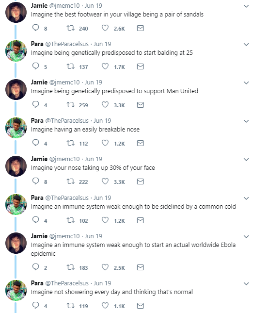 Nigerian man and White man savagely thrash each other's race on Twitter