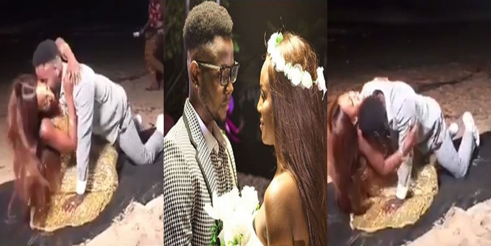 Viral video of Kizz Daniel and Seyi Shay cuddling and kissing