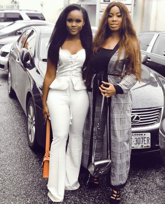 Cee-c & Nina looking classy and stunning as they step out together (Photos)