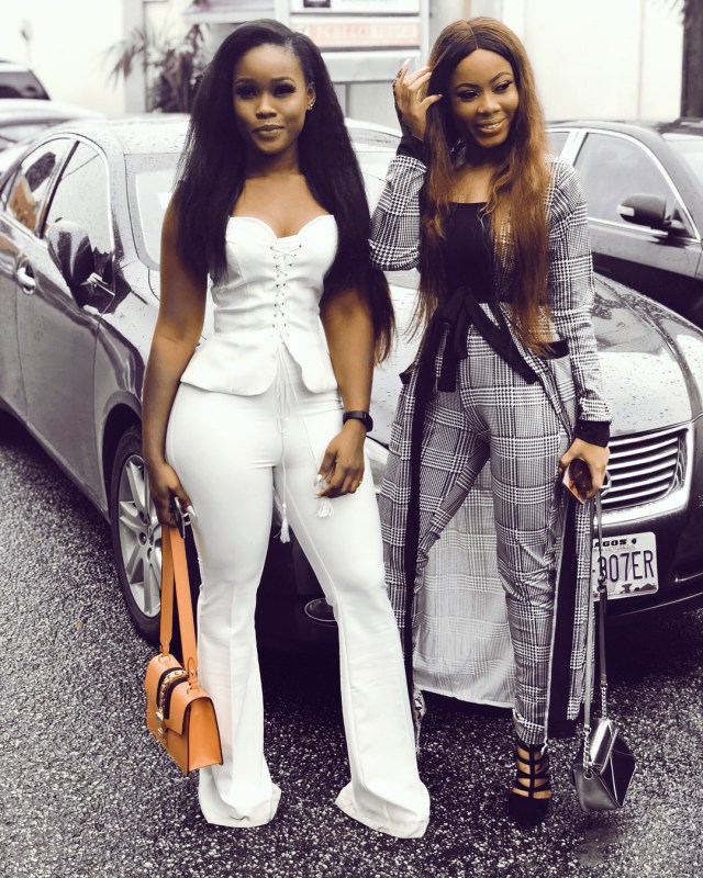 Cee-c & Nina looking classy and stunning as they step out together (Photos)