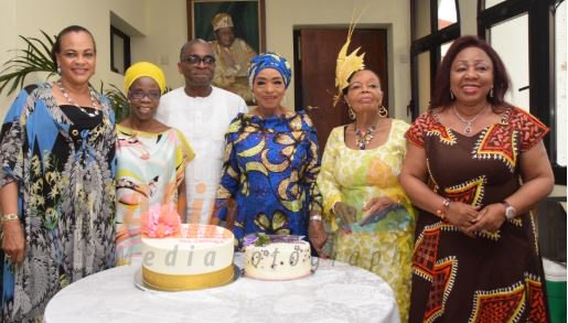 Osinbajo, Ita-Giwa, Danjuma, Abiola, Socialites Turn Up For Folawiyo's 76th Birthday (Photos)