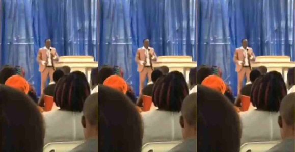 Pastor ask congregation to pay before they can touch him
