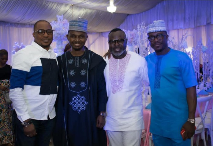 Comedian Teju baby face holds a flamboyant dedication for his twins in Lagos (photos)