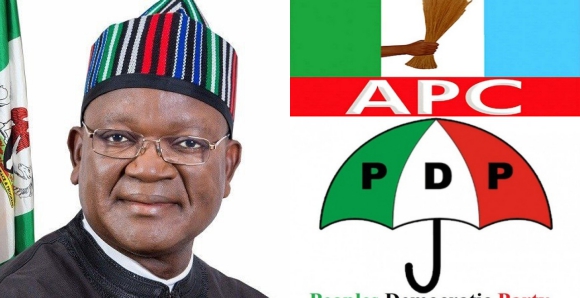 Benue Governor Ortom Officially Defects From APC to PDP