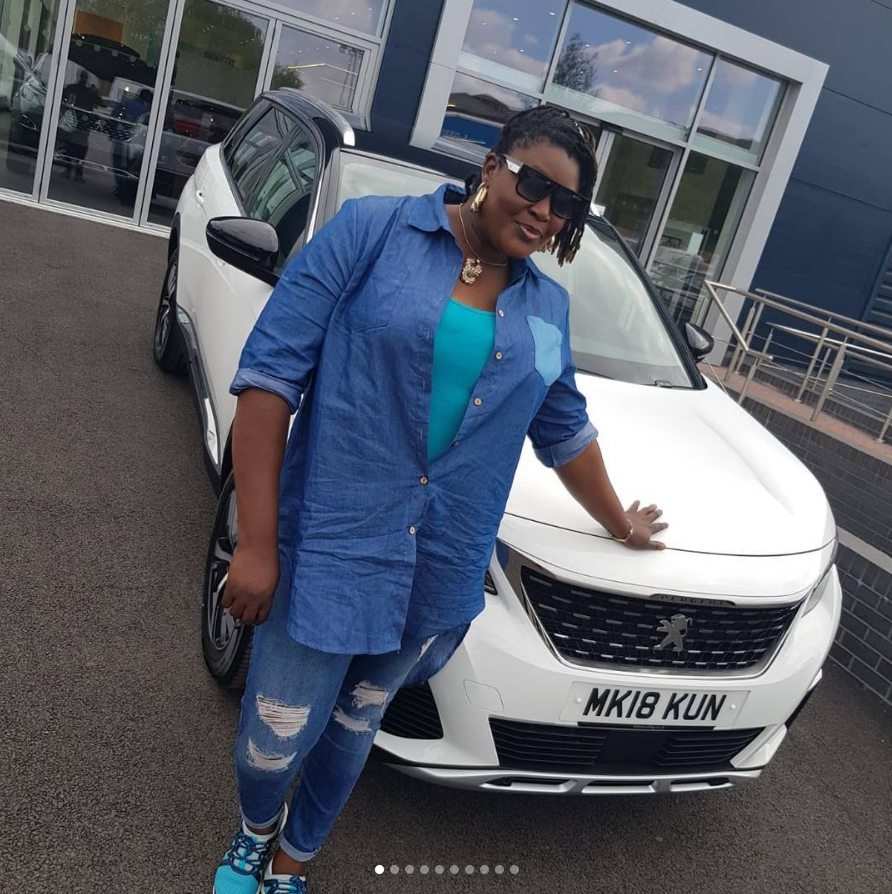 Comedian AY's Sister Buys Herself A Brand New Customized Car To Celebrate Her Birthday