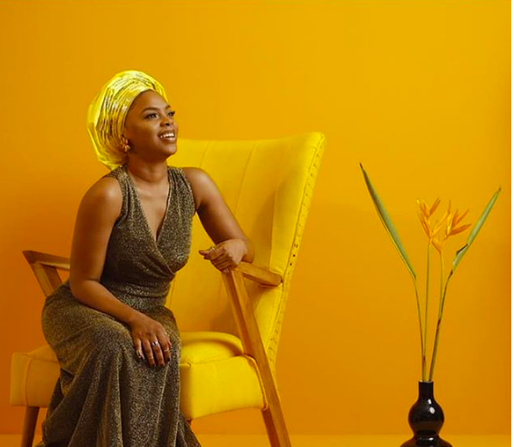 Chidinma Ekile releases stunning new images in shades of yellow