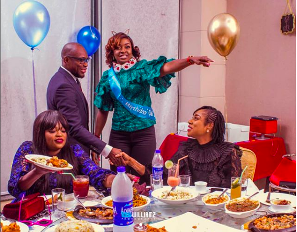 See more photos from Kate Henshaw's 47th birthday dinner