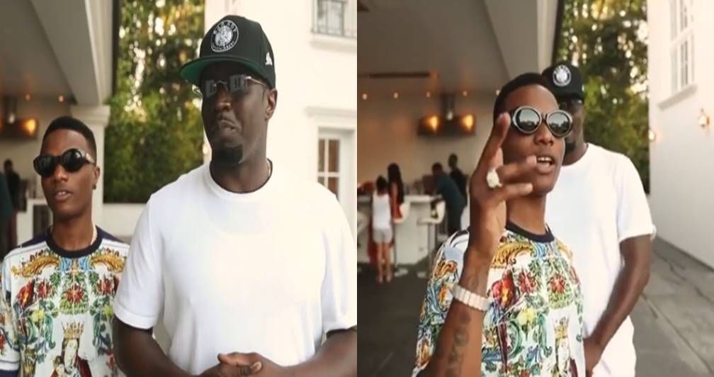 "You Look Sick" - Fans React To Wizkid's Video With P. Diddy