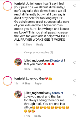 Tonto Dikeh and Mimi Orijekwe declare support for Juliet Mgborukwe who claims to have been battered by her husband