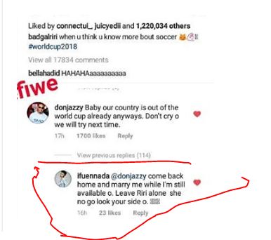 Ifu Ennada shoots her shot at Don Jazzy tells him to forget Rihanna and marry her