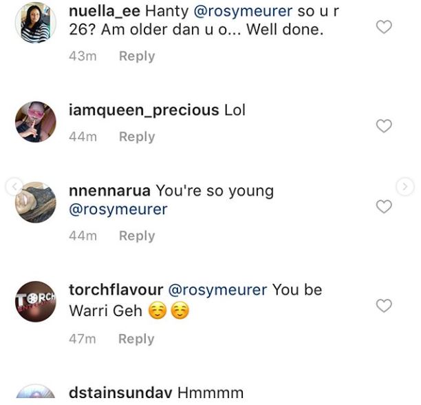 Outrage On Social Media As Actress Rosy Meurer Claims She Is 26