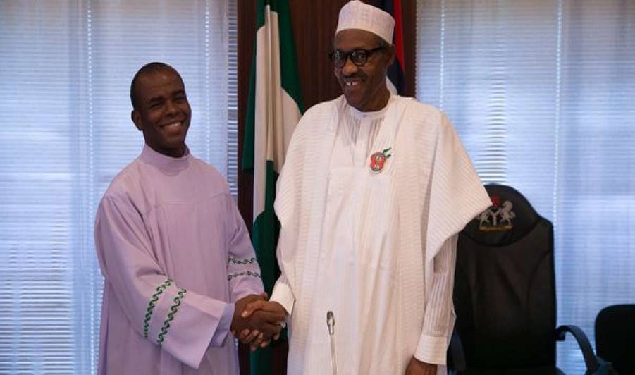"Heaven is watching you with whistle" - Rev. Father Mbaka continues to attack President Buhari