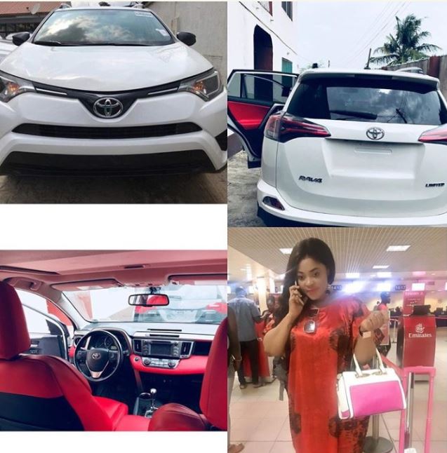 Biodun Okeowo 'Omo Butty' Acquires Brand New 2018 RAV4 Worth N12m