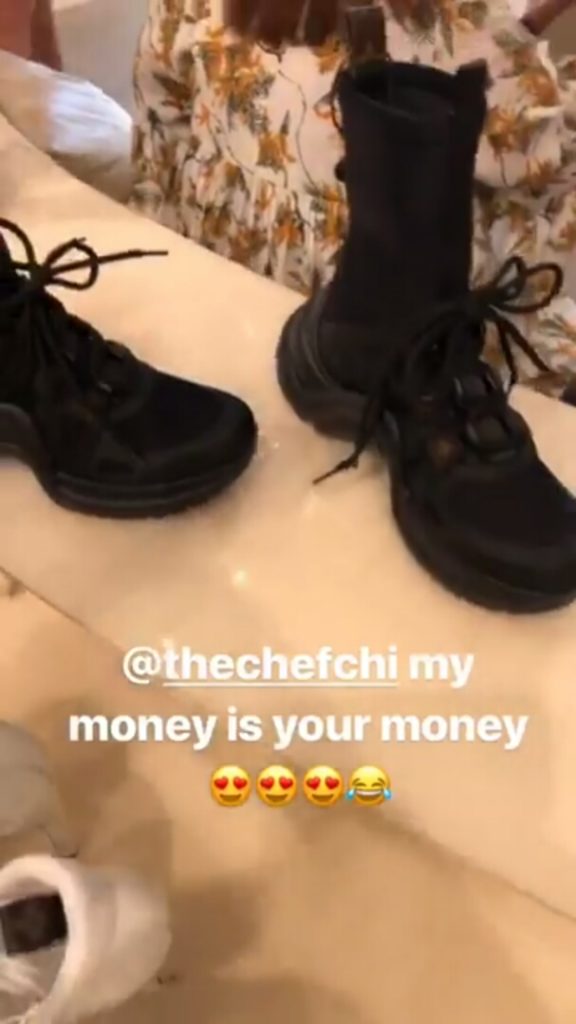 'My money is your money' - Davido gives girlfriend, Chioma, more assurance as he Shops for her in Paris (Photos)