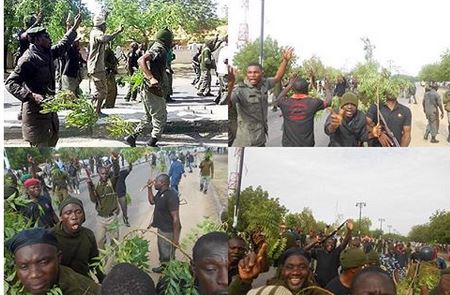 Nigerian Police Officers Protest In Maiduguri (Photos)