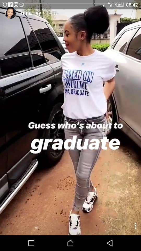 Nina excited as she is set to be an English graduate of Imo State University (Photos)