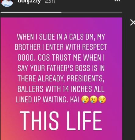 Don Jazzy Says He Always Enters A Girl's DM With Respect