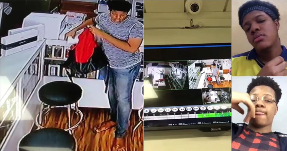 Slay King Caught On CCTV Stealing A N700k Macbook At Abuja Plaza (Photo+Video)
