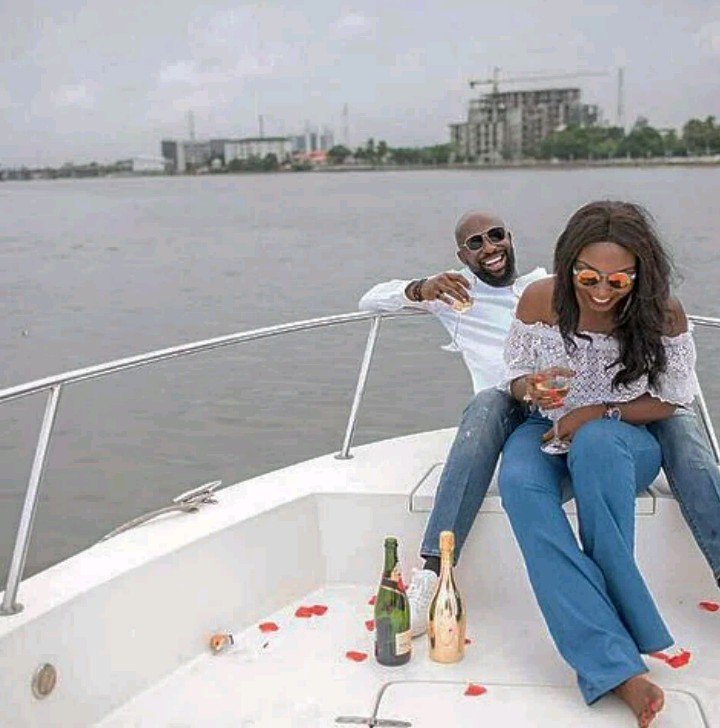 Nigerian Man Proposes To Girlfriend On A Boat In The Middle Of A River (Photos)