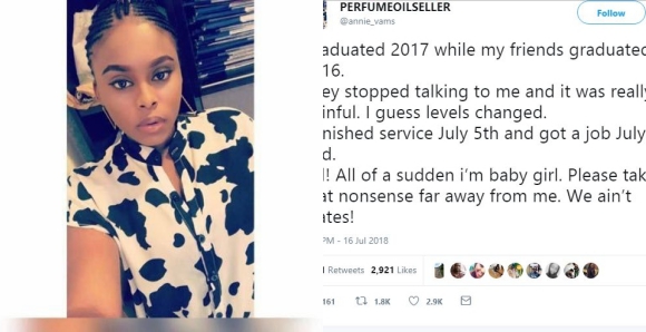 See What Happened To Lady Who Was Mocked And Abandoned By Her Friends For Having An Extra Year