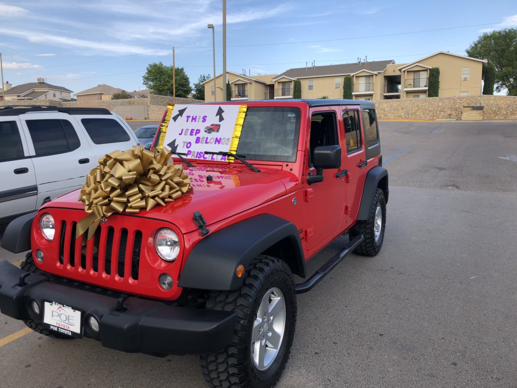 Parents Gift Daughter 2018 Jeep Wrangler To Mark Her 16th Birthday