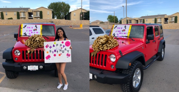 Parents Gift Daughter 2018 Jeep Wrangler To Mark Her 16th Birthday