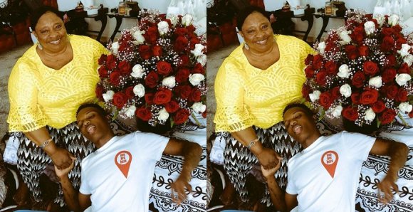 Wizkid Shares Lovely Photo With Mum