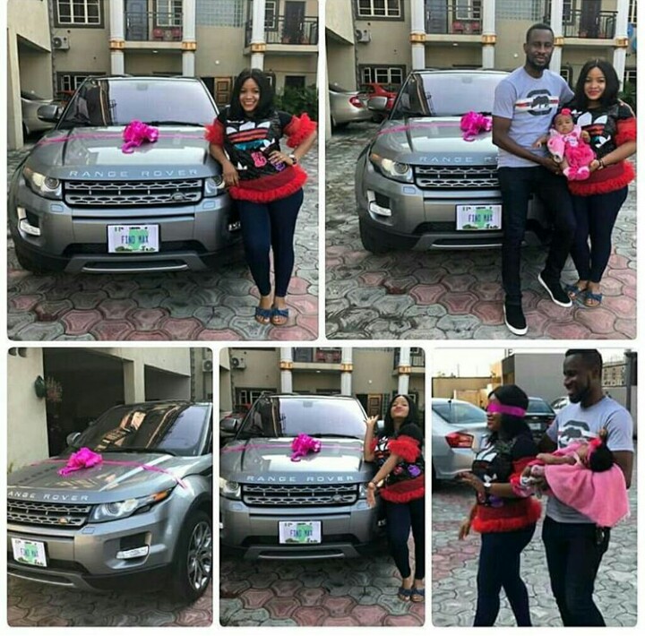 #Assurance: Nigerian man buys his lovely wife a brand new Range Rover (Photos)