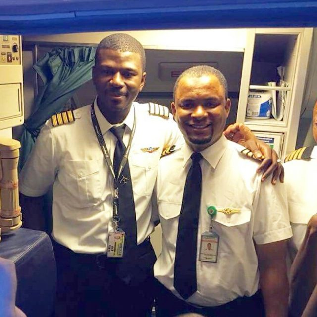 Nigerian man who joined the aviation industry as a cleaner becomes a captain, 24 years after (Photos)