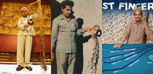 Photos: Man With World's Longest Fingernails Cuts Them Off After 66 Years