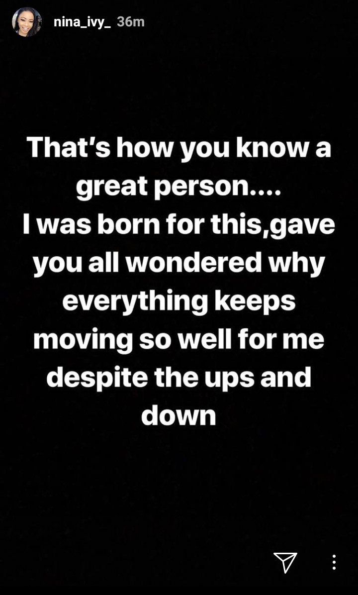 'You Call Me Dumb & Naive, But I Have A Car, House & Business'- Nina rants on IG