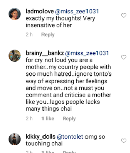 Fans slam Peter Okoye and Tonto Dikeh for consoling Dbanj by saying 'My son is your son'