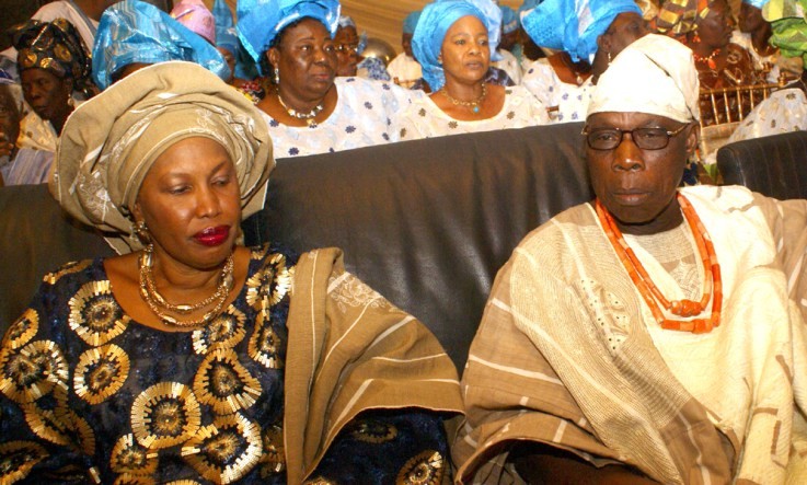 'Chief Obasanjo sleeps with wives of his sons and has no control over his pen!s' - Mrs Taiwo Obasanjo makes shocking allegations
