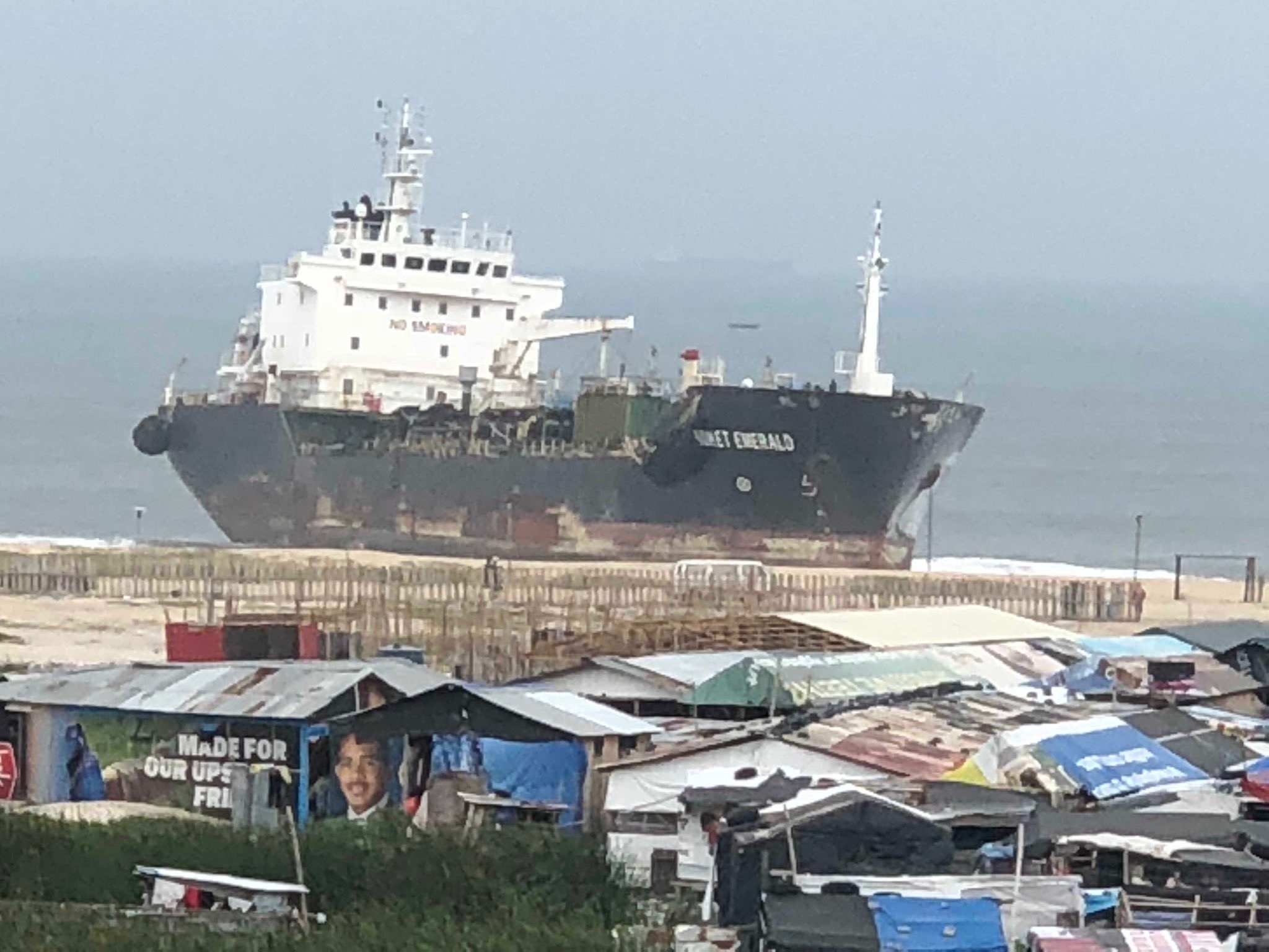 Unknown Ship Spotted At Elegushi Beach (Photos)