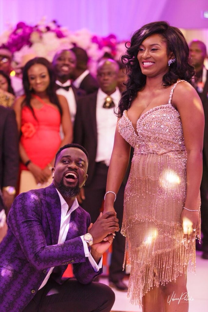 Official wedding photos of Sarkodie and Tracy released